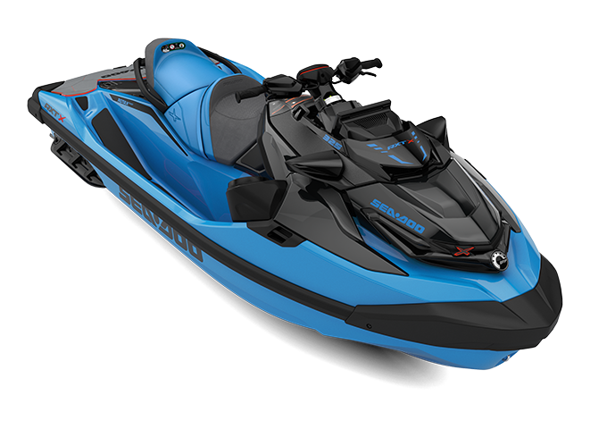 Moto acuática Sea-Doo RXT-X 325 2026 con nuevos colores azul Gulfstream.