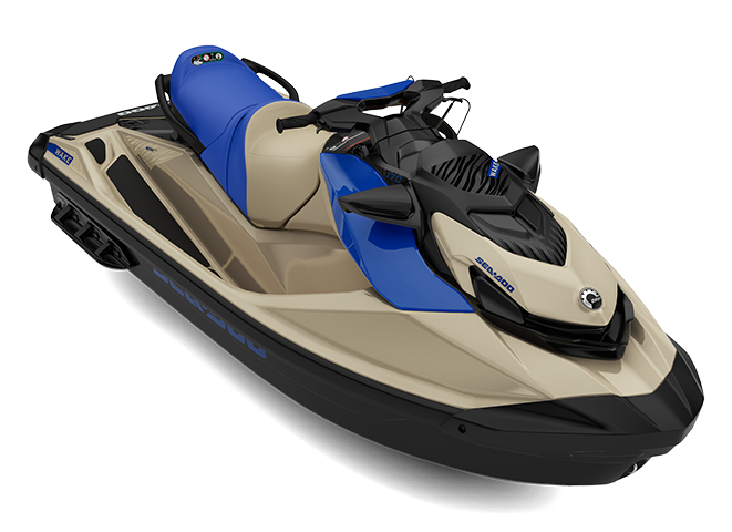 2026 Sea-Doo Wake 170 personal watercraft with Sand / Dazzling Blue colors