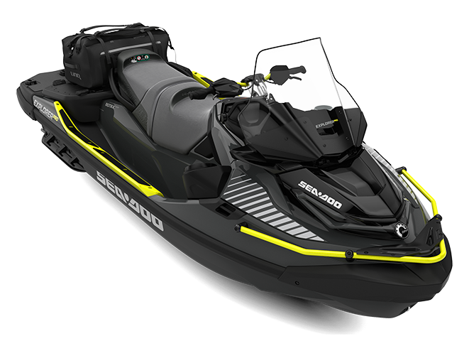 Sea-Doo Fish Pro Scout 130 2022 sans système de son - Blanc / Bleu Gulfstream