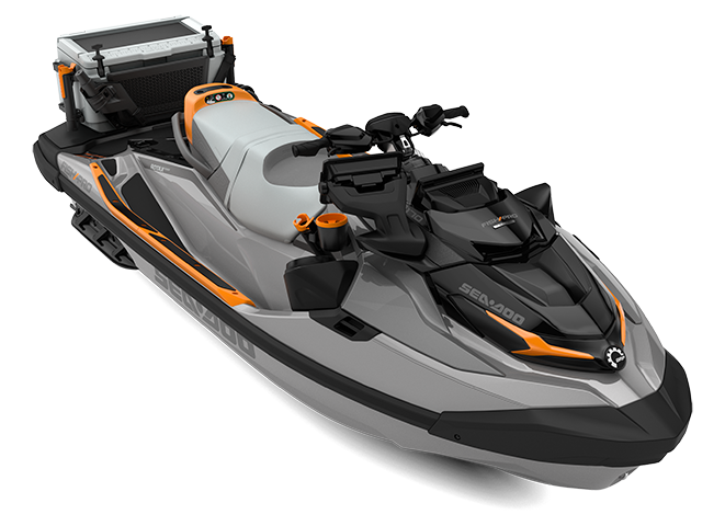 Motomarine Sea-Doo FishPro Trophy 170 aux Gris requin / Orange crush