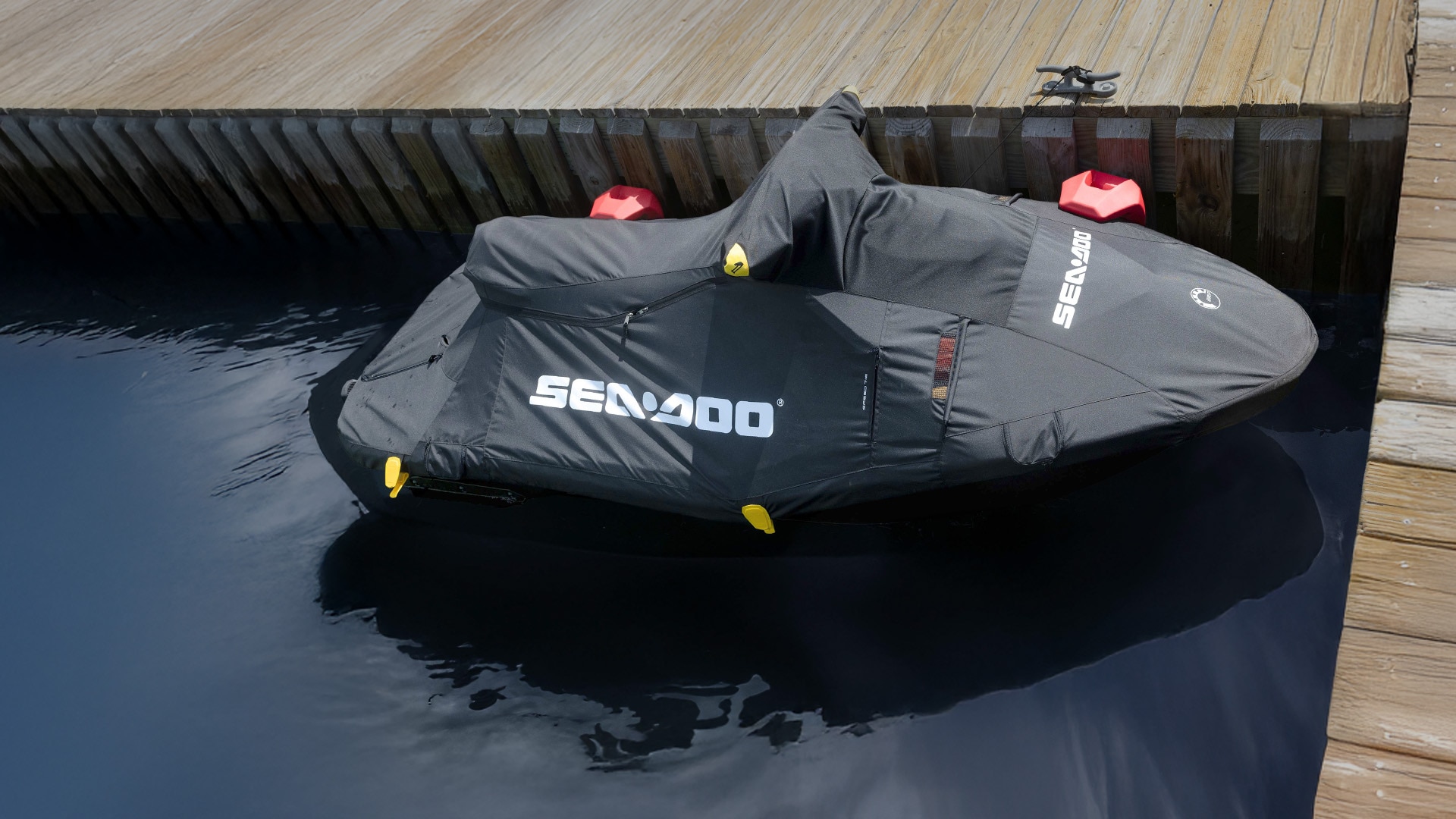 Cover & docking accessories on a Sea-Doo