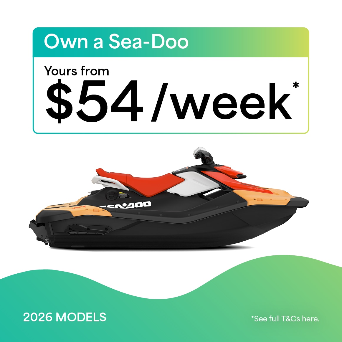 2026 Sea-Doo finance offers