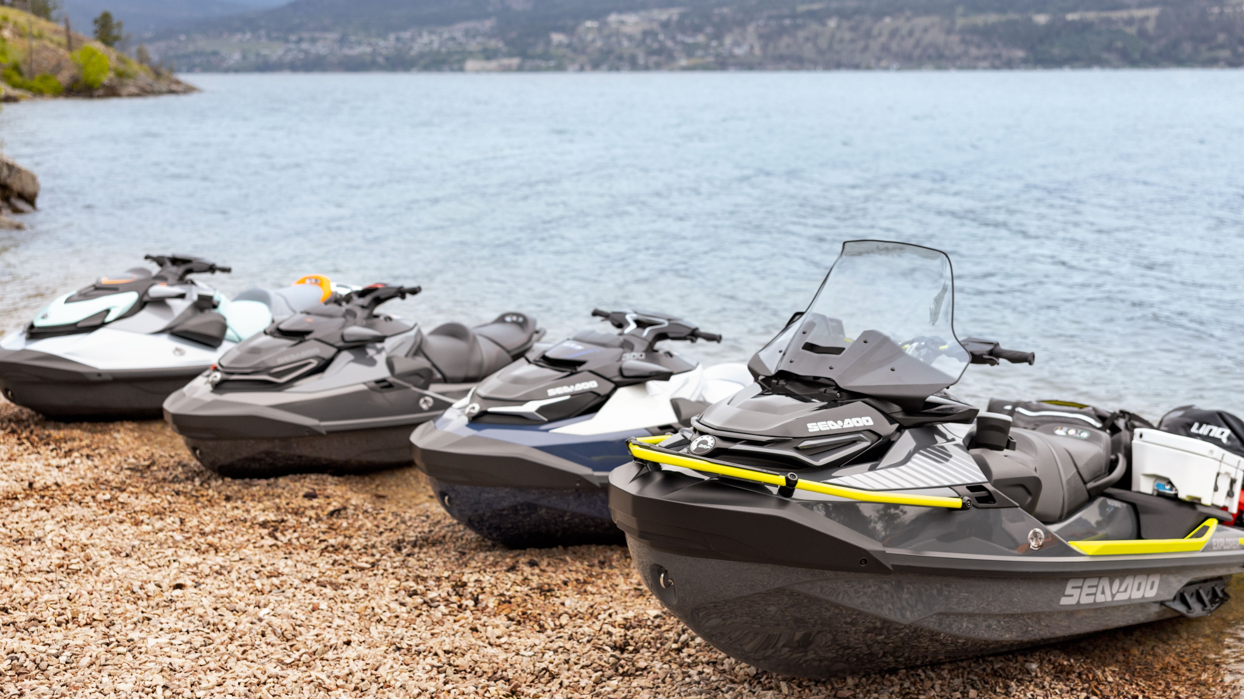 Sea-Doo Personal Watercraft sitting on the beach