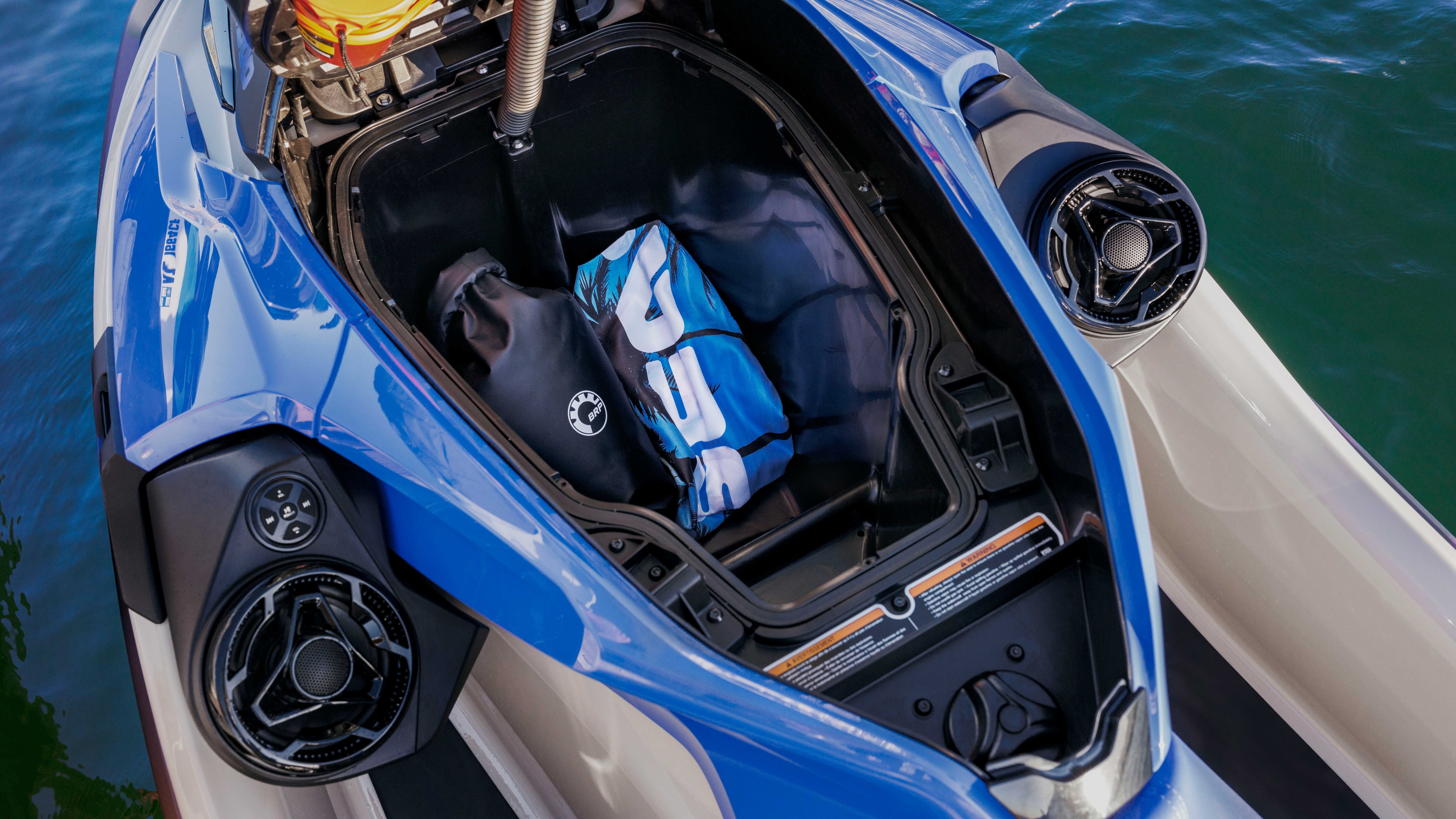 Front storage of the Sea-Doo Wake Pro
