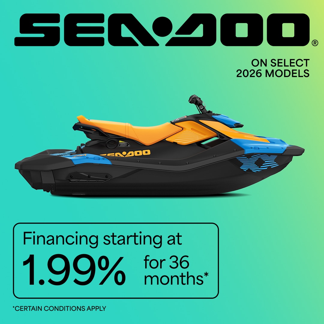 Financing starting at 1.99% for 36 months on select 2026 PWC models