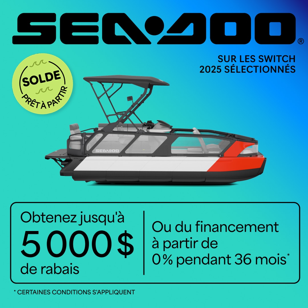 Obtenez jusqu'à 5000$ de rabais ou du financement à partir de 0% pendant 36 mois