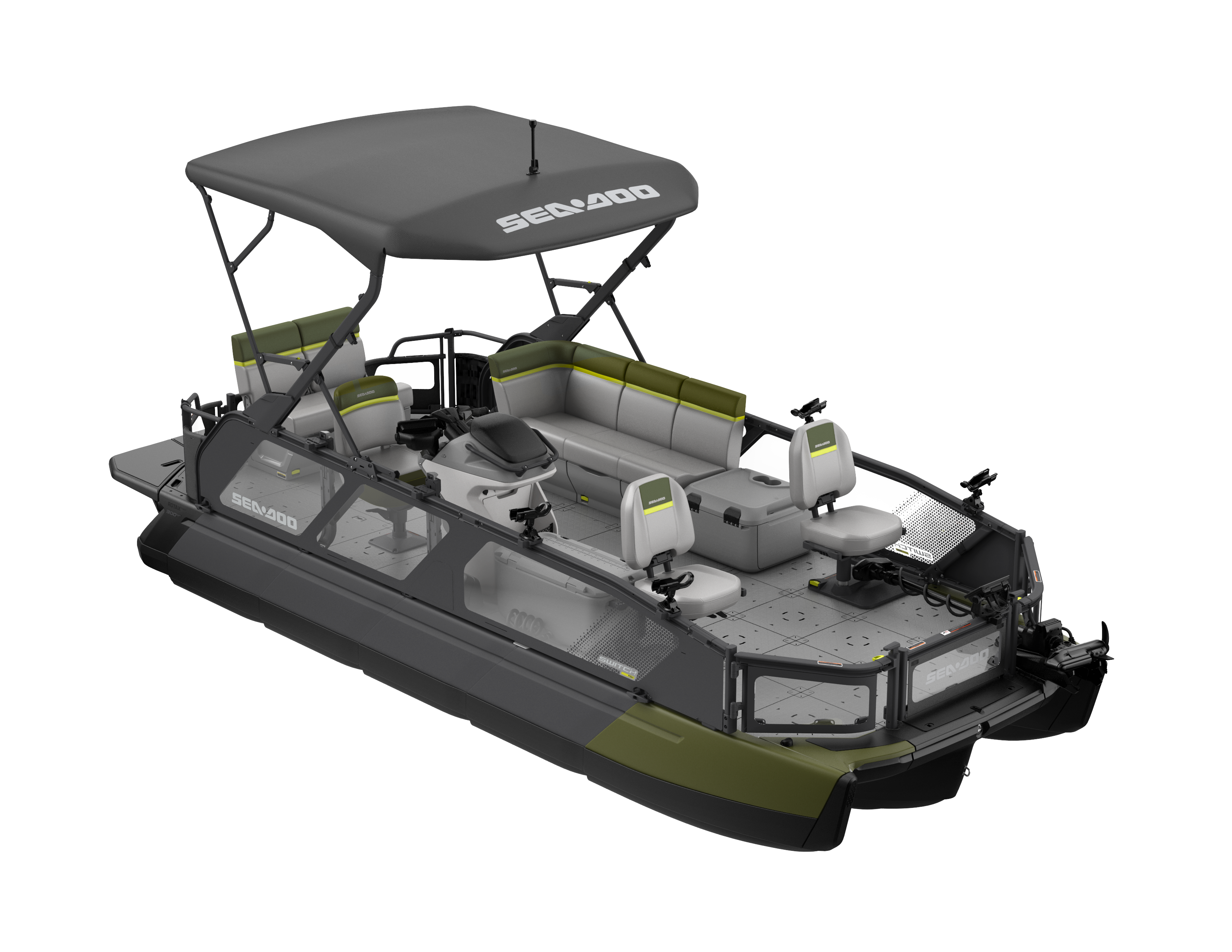 2026 Sea-Doo Switch Fish 300 Wilderness Green
