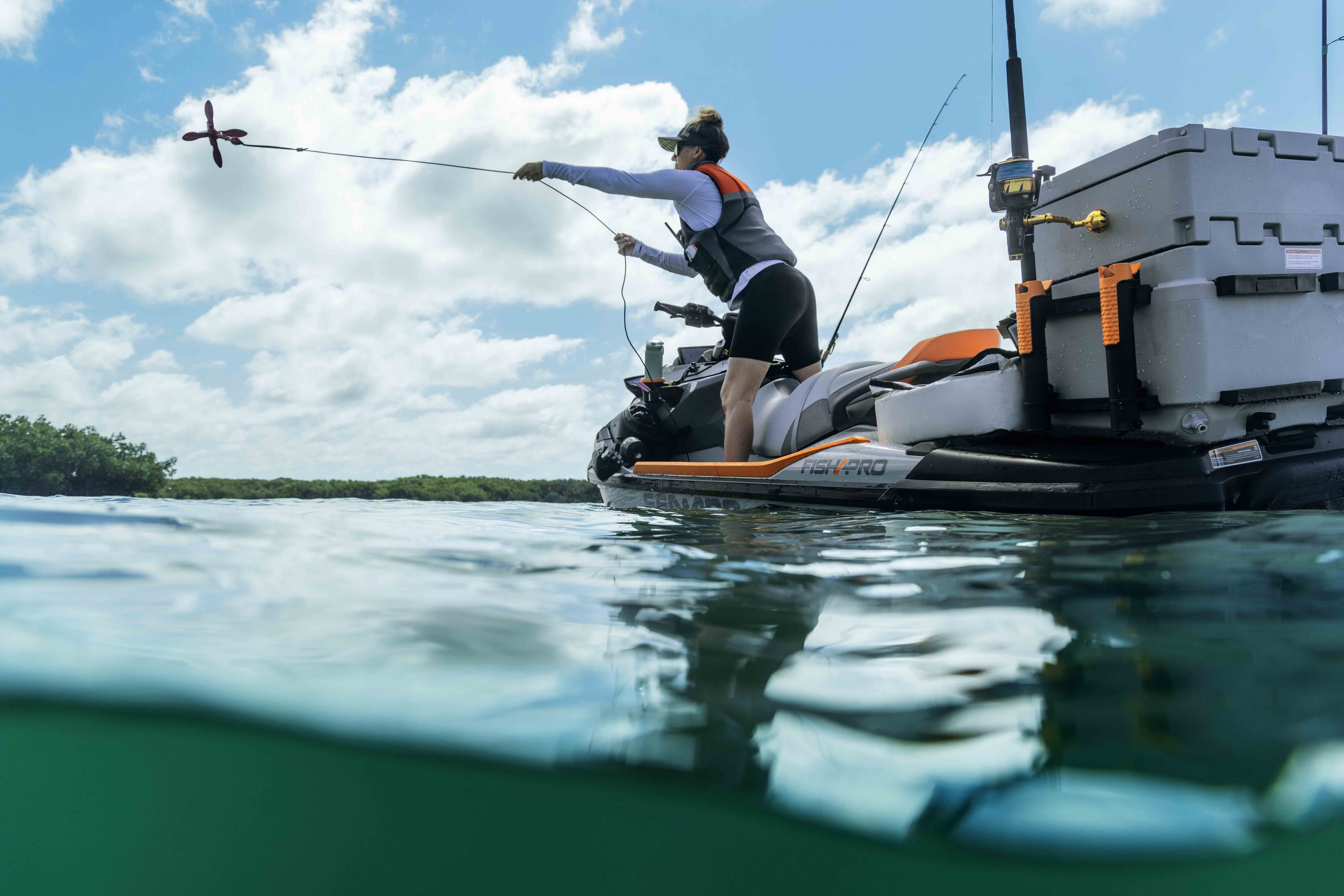 Why should I use a personal watercraft for fishing?