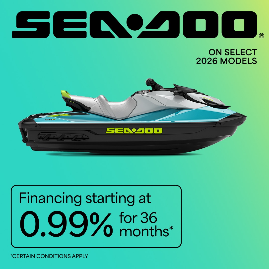 Financing starting at 0.99% for 36 months on select 2026 models