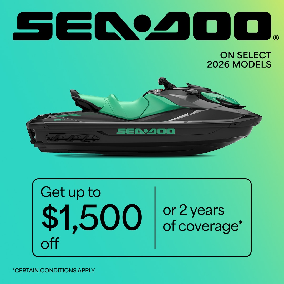 Get uo to $1,500 off or 2 years of coverage on select 2026 models
