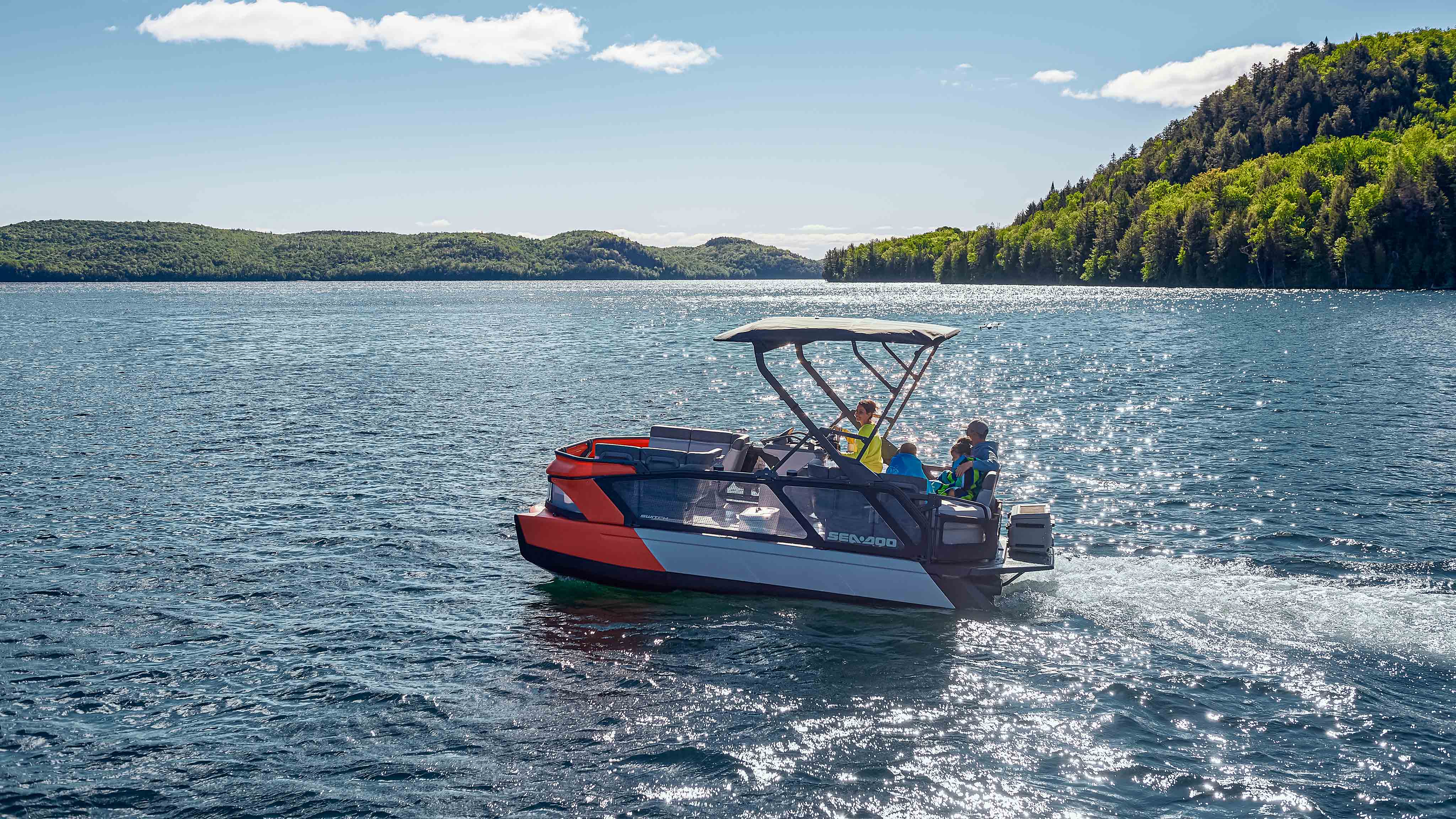 Sea-Doo Switch Cruise on a lake