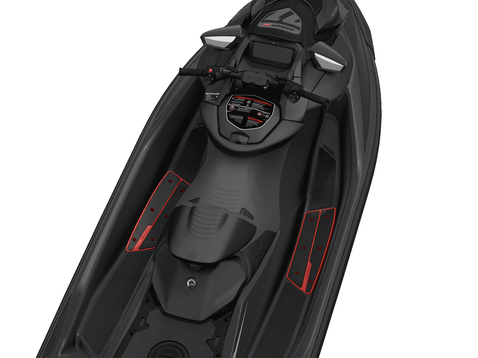 Double-angled footwell wedges on the RXP-X