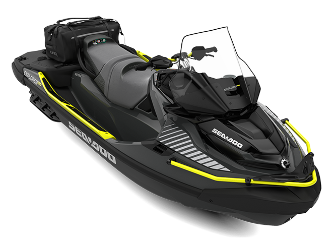 Sea-Doo Fish Pro Scout 130 2022 sans système de son - Blanc / Bleu Gulfstream