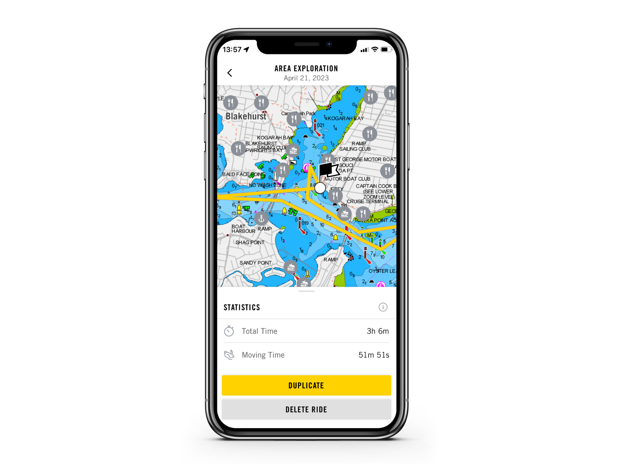 Använda BRP GO!:s GPS-funktionalitet på en mobil enhet