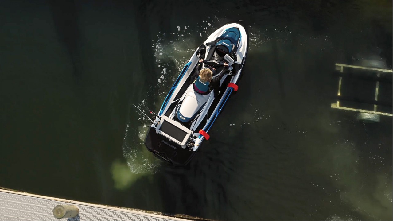 Sea-Doo FISHPRO SPORT using the iBR technology