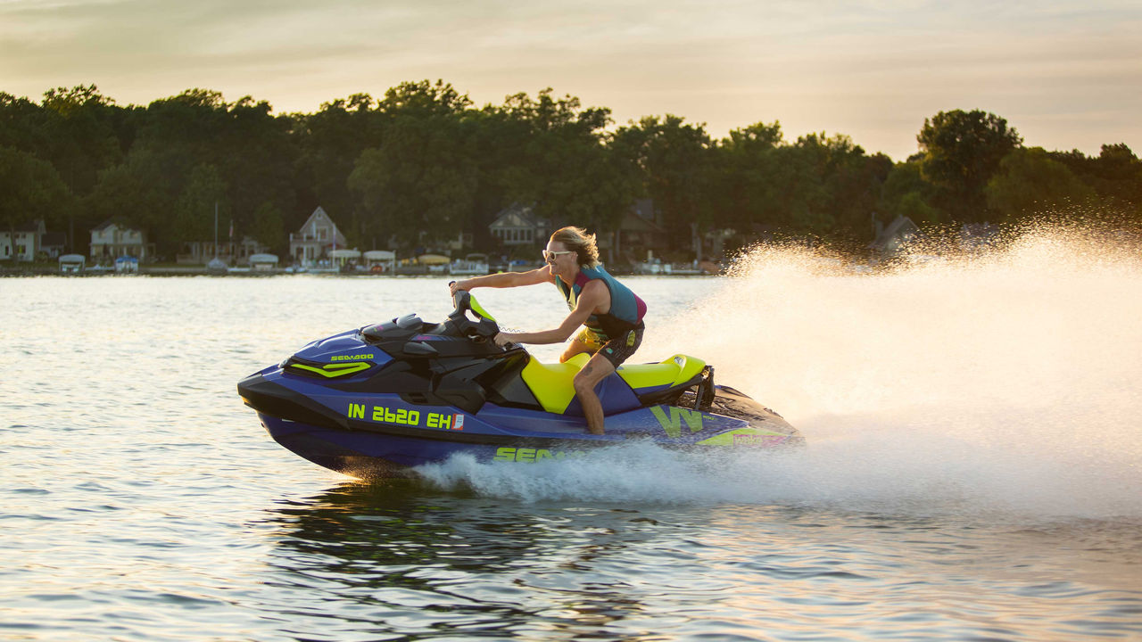 Rory Kramer riding a Sea-Doo Wake Pro