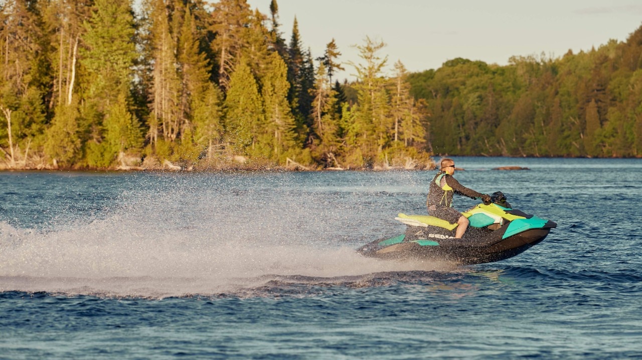 Man riding the new 2022 Sea-Doo Spark