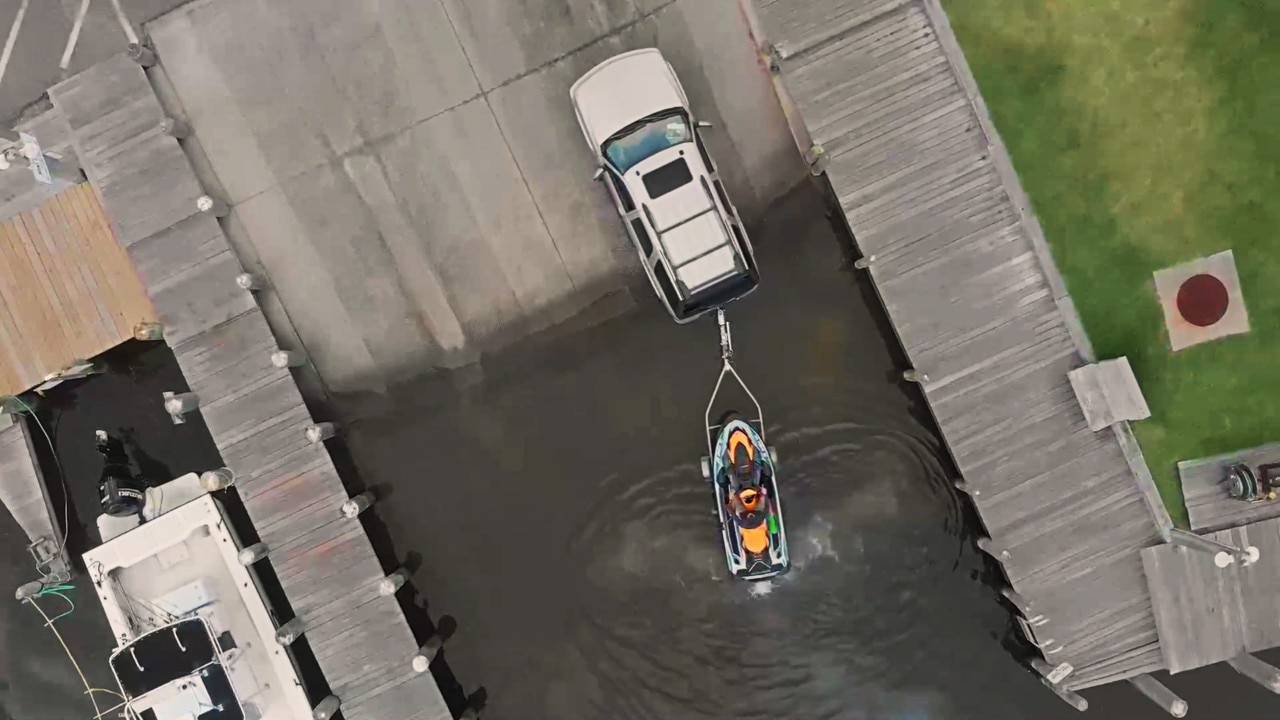 Can you run the motor of your Sea-Doo out of the water? 