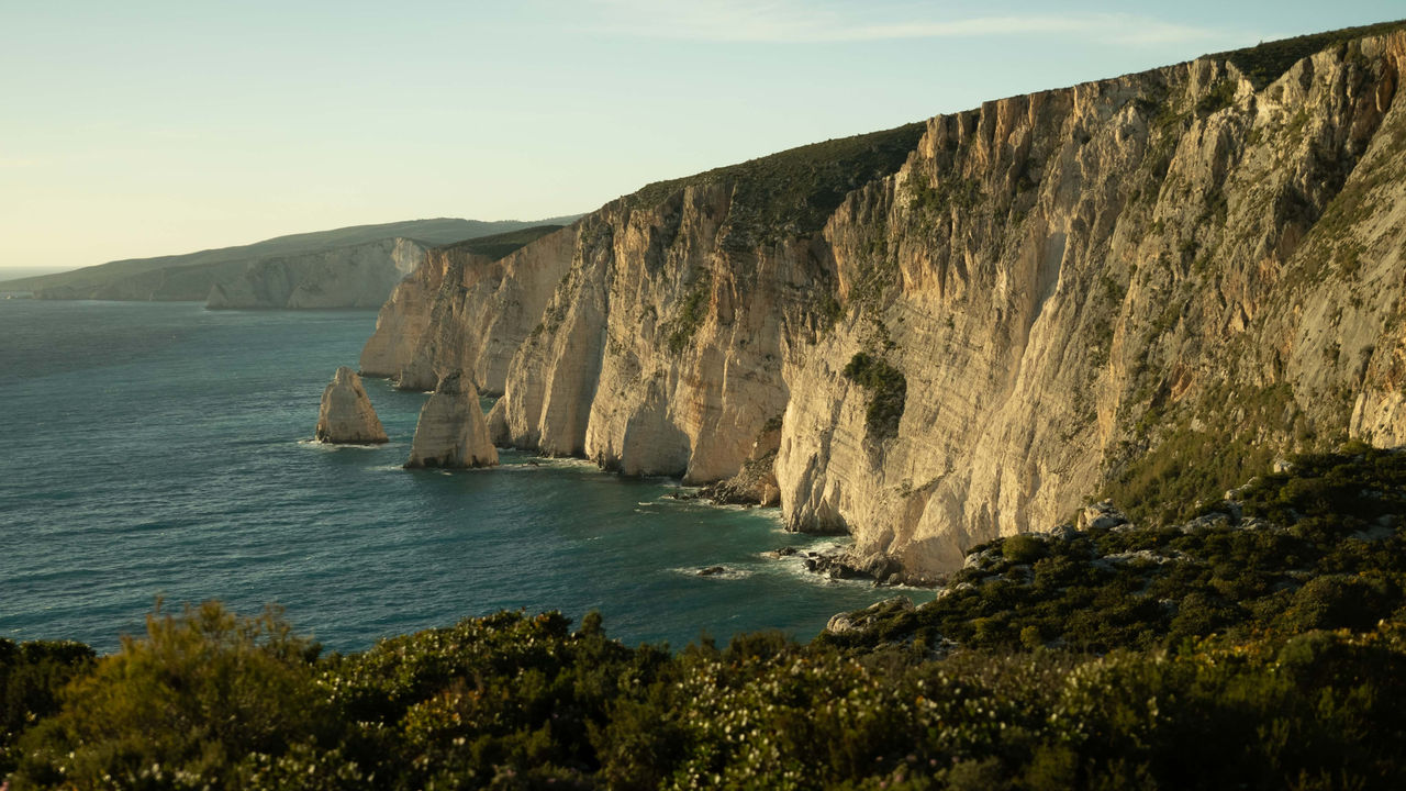 A sunny coastline