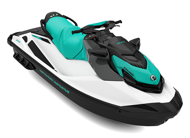 2022 Sea-Doo GTI 130 senza impianto audio - Bianco / Reef Blue