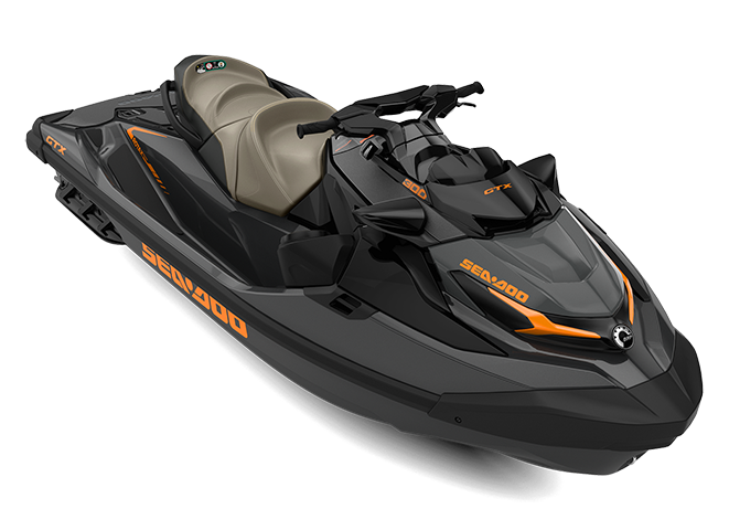 Sea-Doo GTX 300 con sistema audio MY23 - Eclipse Black / Orange Crush