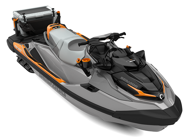 2022 Sea-Doo Fish Pro Trophy 170 without sound system MY22 - Shark Grey / Orange Crush